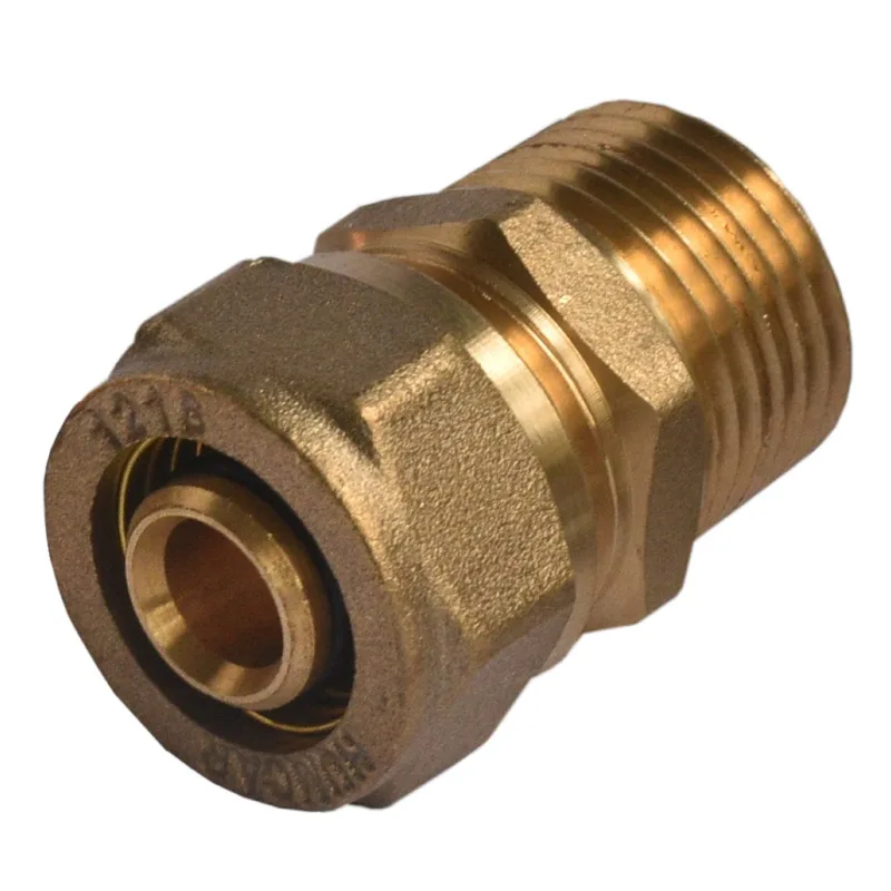 Adaptador macho 1216 x 1/2 NPT
